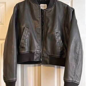 Edit by Jason Wu Black Faux Leather Jacket